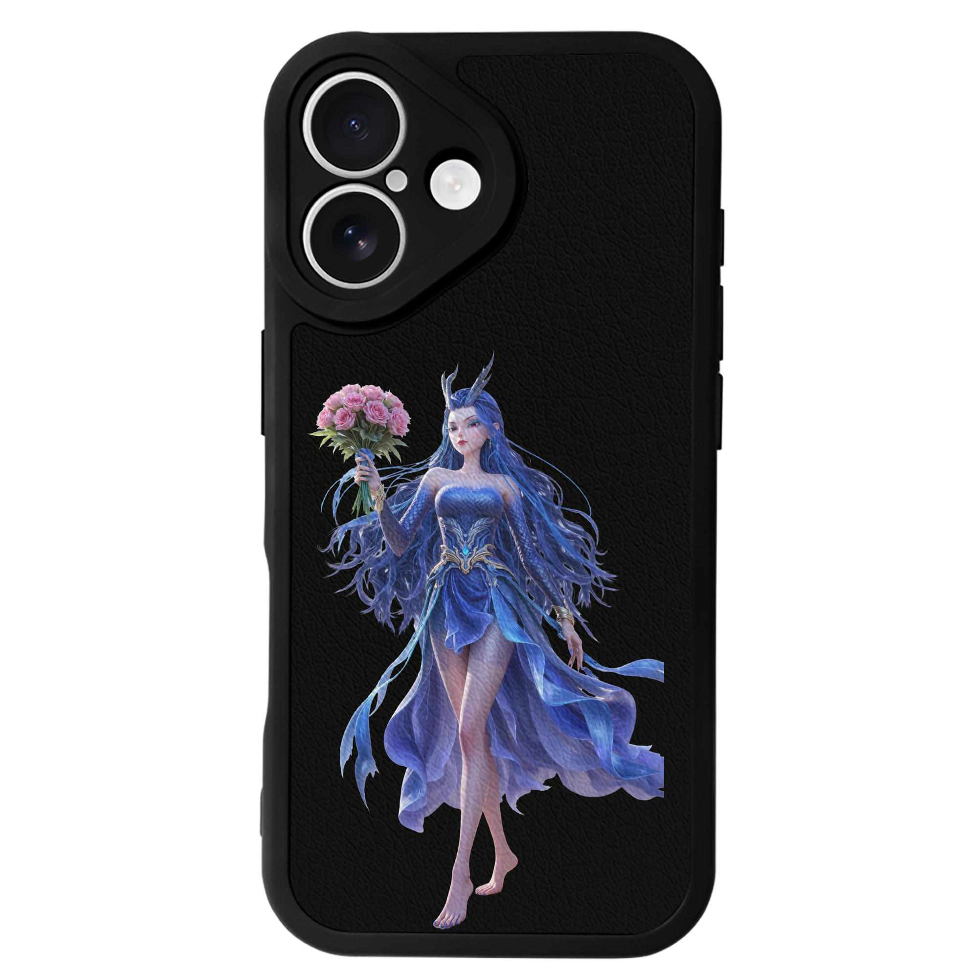 （画像用） Ne Zha 2 ナタ 魔童の大暴れ 【iPhone 16シリーズ対応】シリコンスマホケース（レザー調） 材質：シリコン